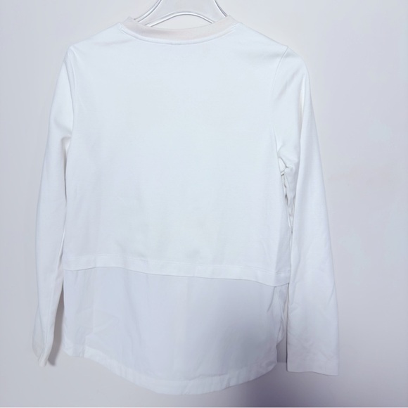 Athleta White Long Sleeve Top Size XS - Picture 4 of 6